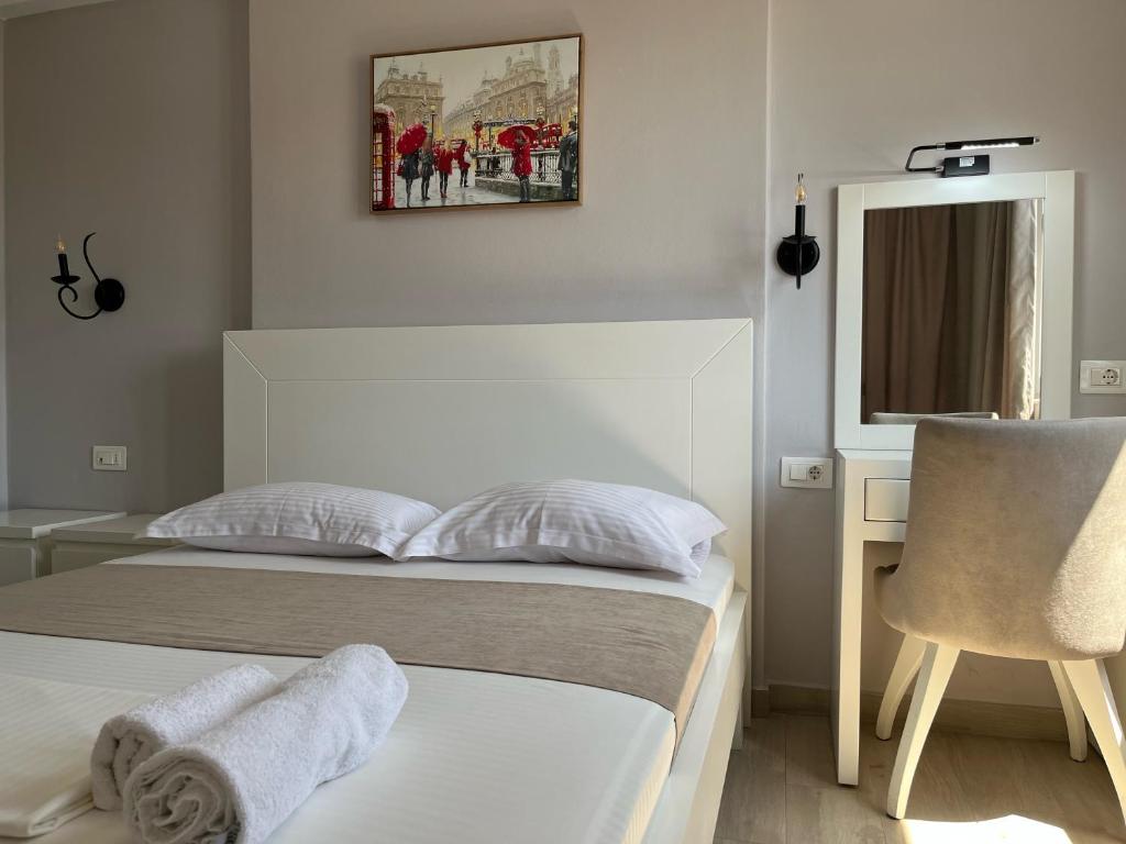 Postel nebo postele na pokoji v ubytování Bella Vista B&B