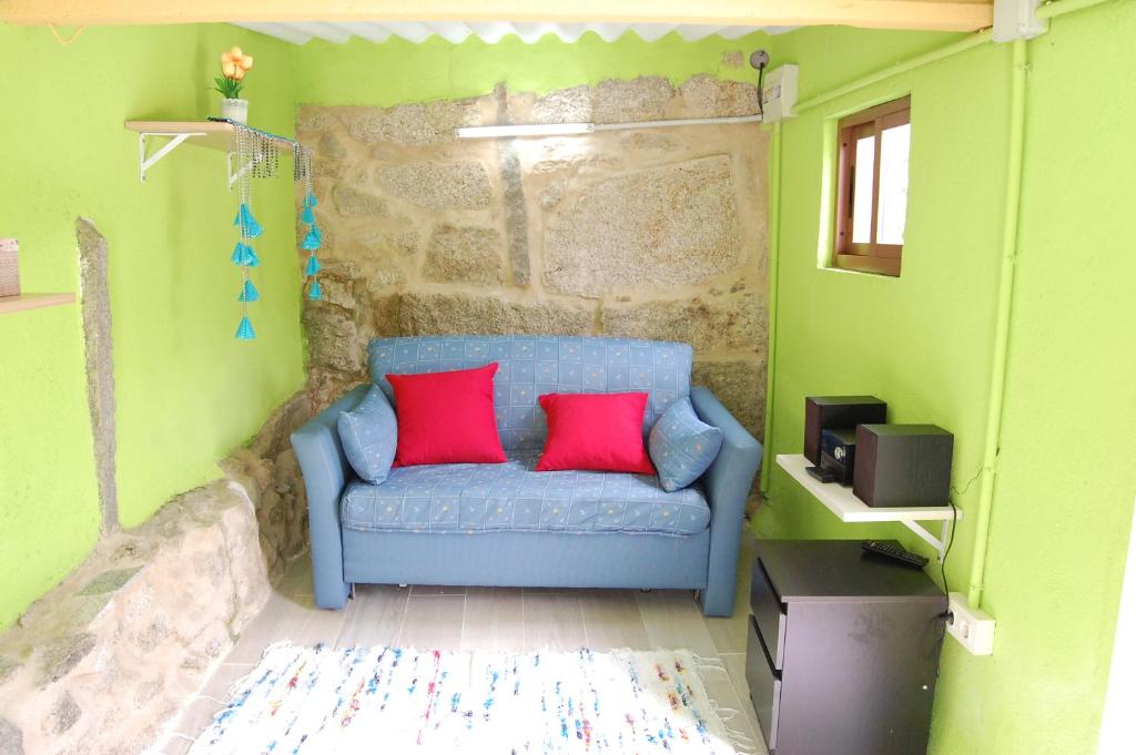 A seating area at A Casa Da Asturiana