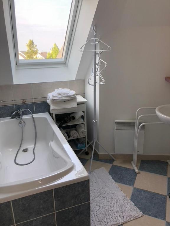 Kúpeľňa v ubytovaní Camélia rouge