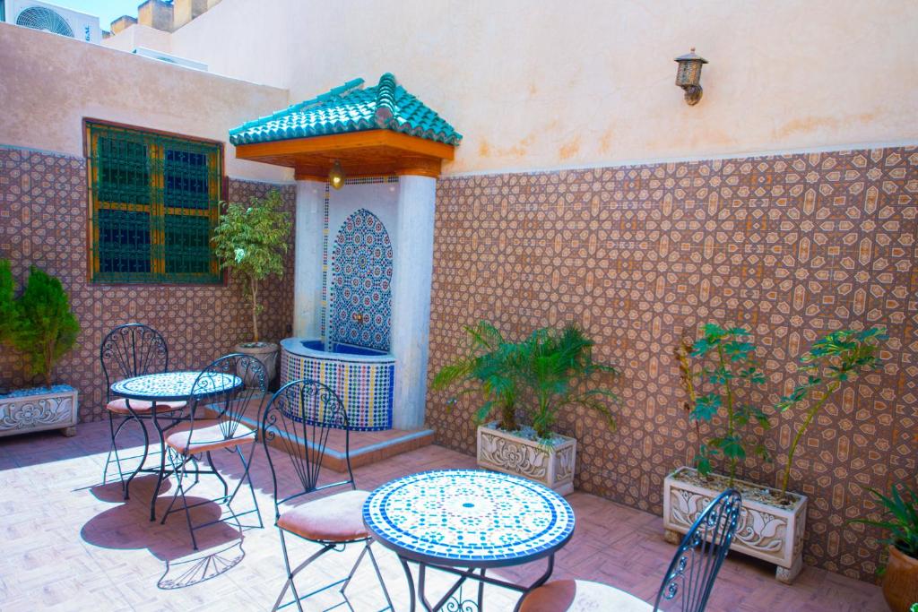 Patio nebo venkovní prostory v ubytování Riad Mahrez
