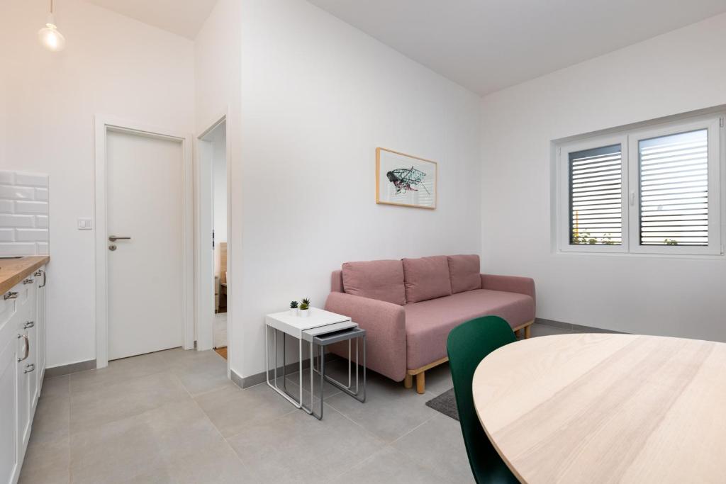 Posezení v ubytování Apartments Cukar