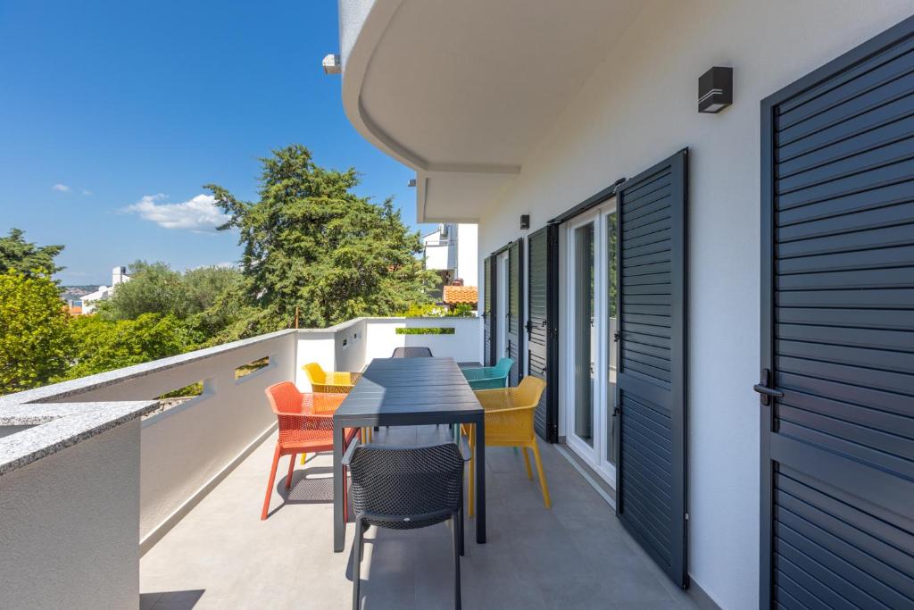 Balkón nebo terasa v ubytování Apartments Cukar