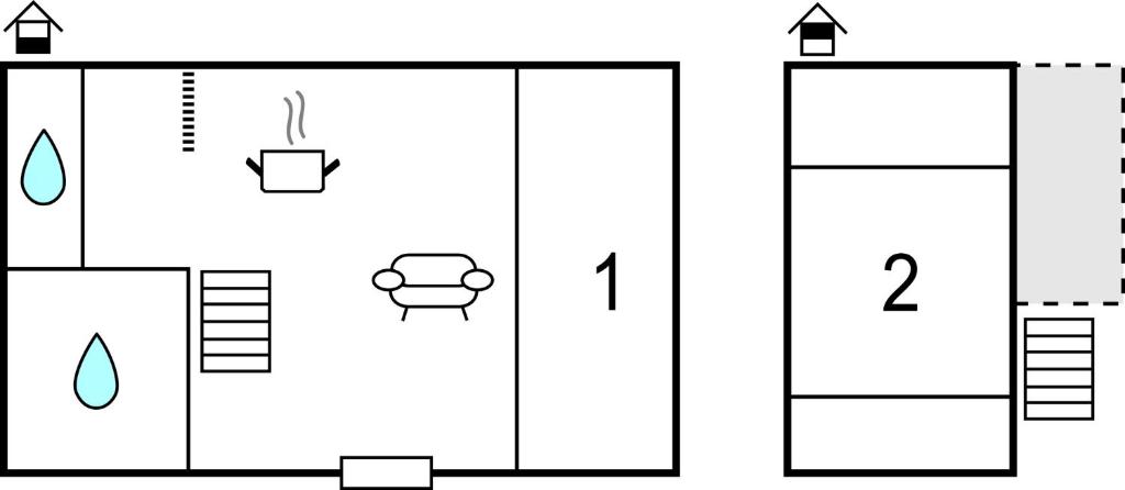 The floor plan of Haus In Strem Mit Panoramab,