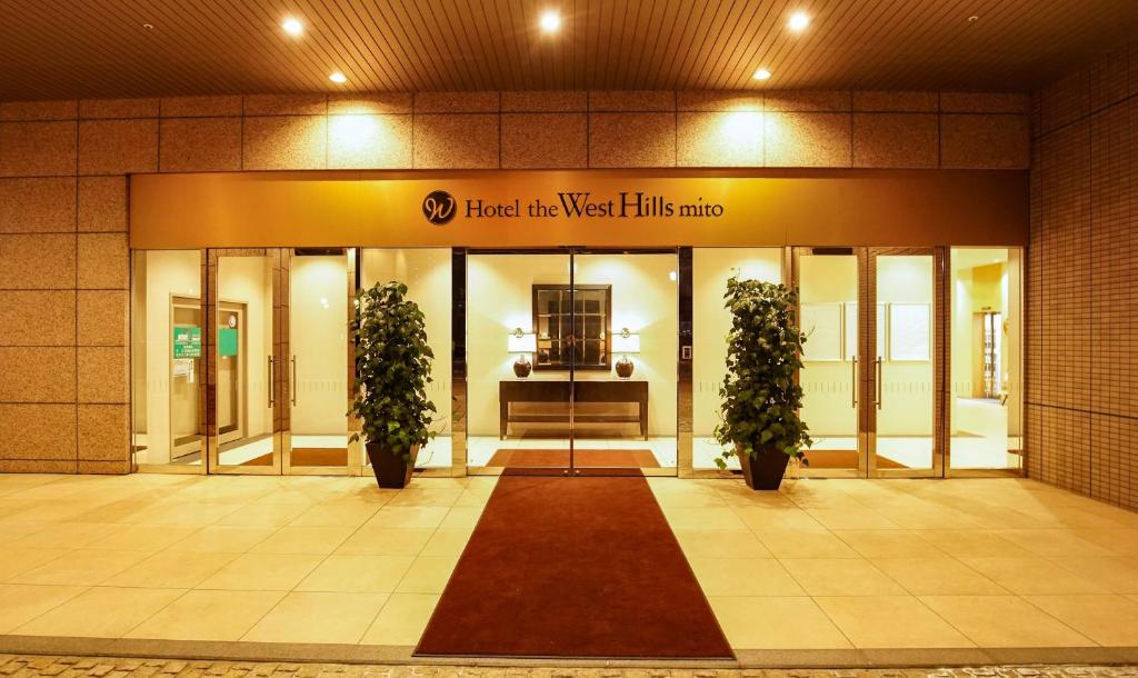 Vstupní hala nebo recepce v ubytování Hotel The West Hills Mito