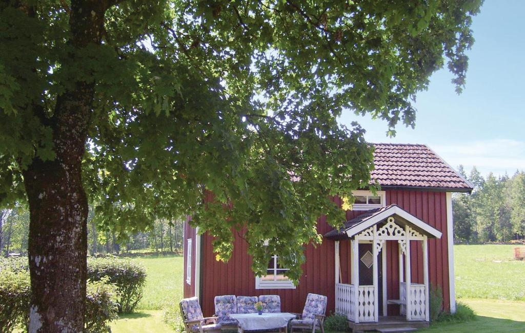 Zahrada ubytování Holiday Home Almensryd Öreryd Hestra