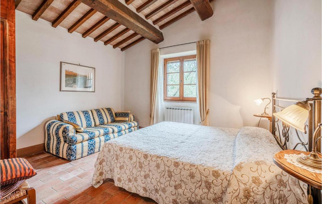 Posteľ alebo postele v izbe v ubytovaní Beautiful Home In Cetona With Wifi