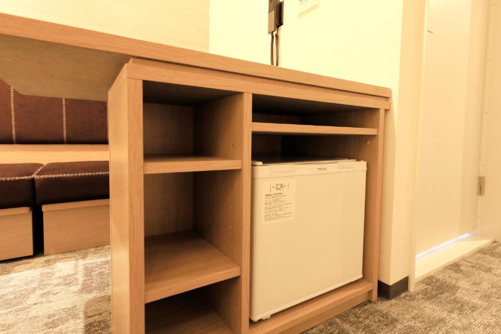 Kuchyň nebo kuchyňský kout v ubytování Via Inn Prime Akasaka