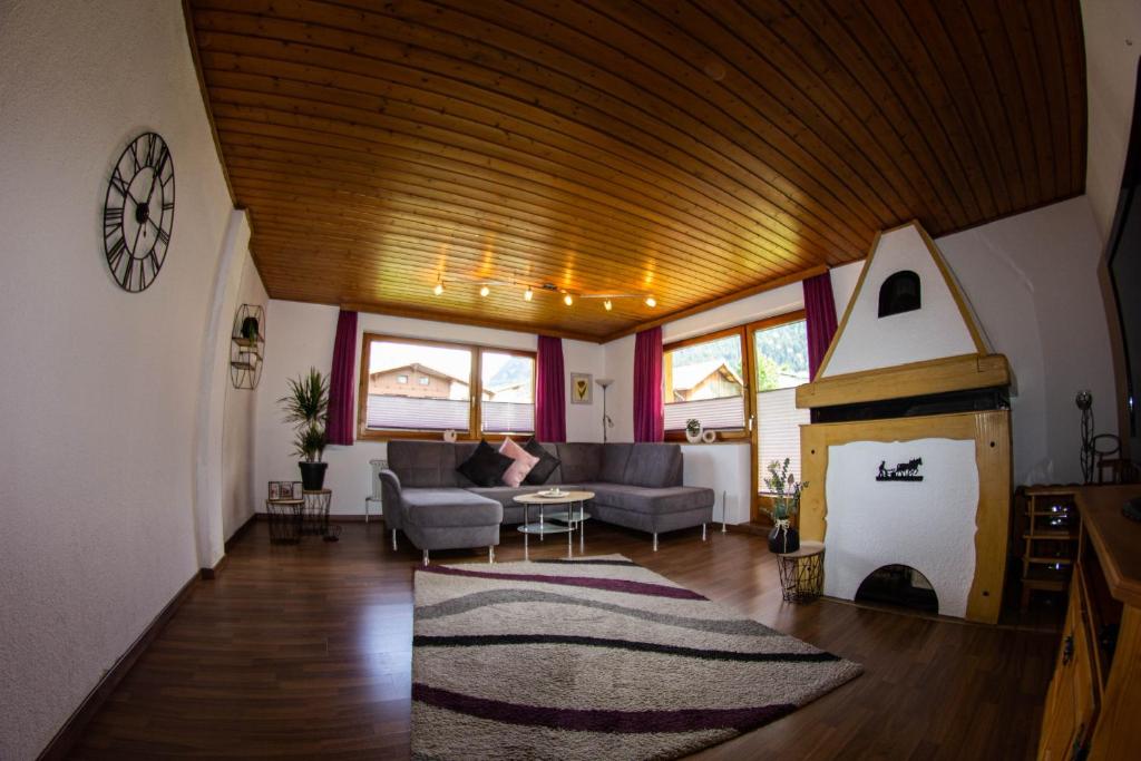 Posezení v ubytování Apart Schöne Aussicht