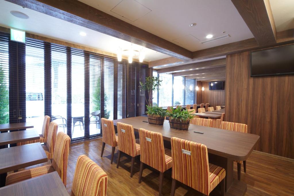 Posezení v ubytování Dormy Inn Hiroshima