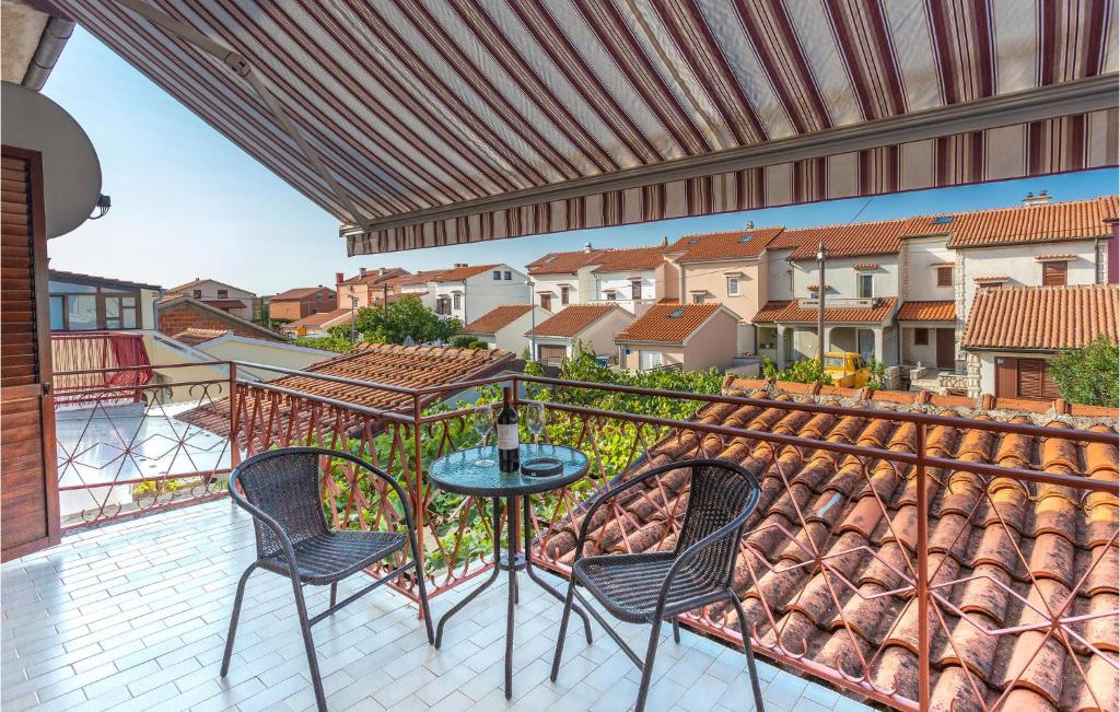 Balkón nebo terasa v ubytování 3 Bedroom Stunning Home In Omisalj