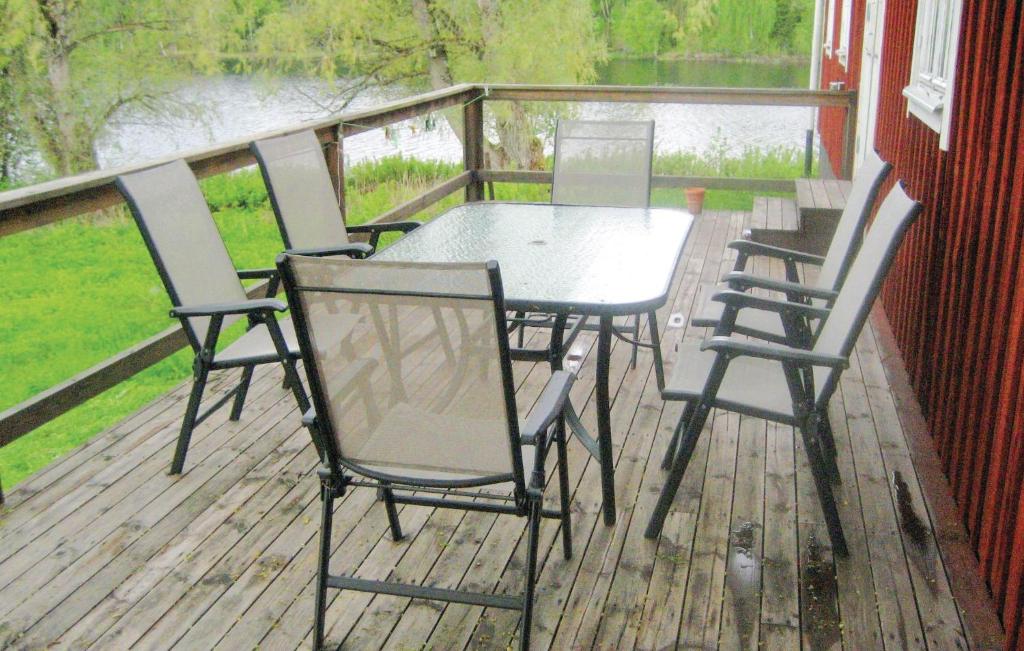 Balkón nebo terasa v ubytování Holiday Home Svansö Bottnaryd