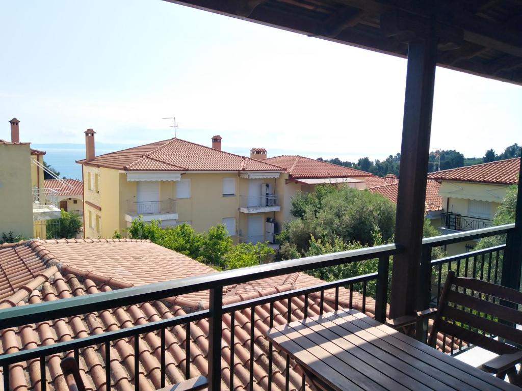 Balkon lub taras w obiekcie Estia Studios