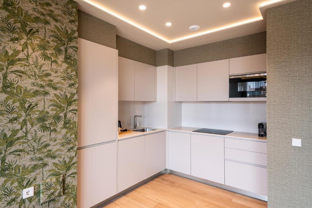 Kuchyňa alebo kuchynka v ubytovaní Apartamentos Core Suites Valencia