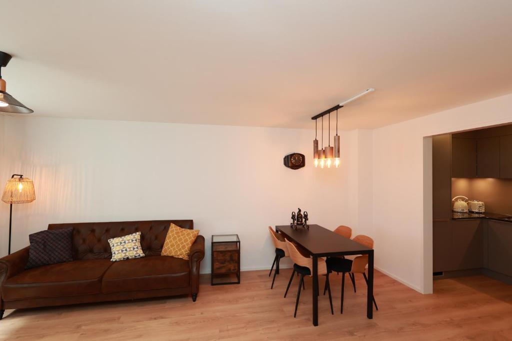 Posezení v ubytování KoBi Apartments Falkenplatz