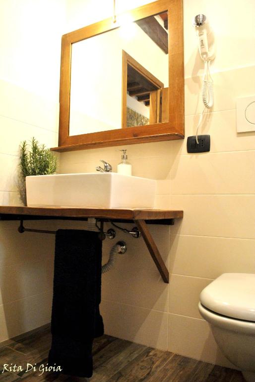 Koupelna v ubytování B&B Lavanda e Rosmarino