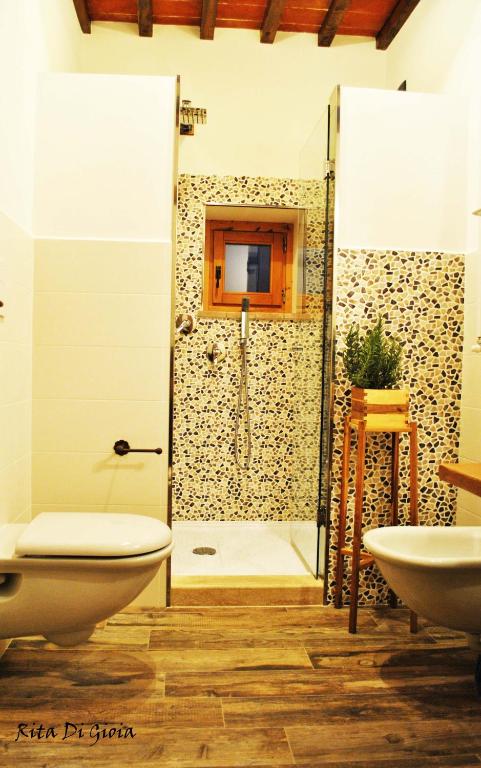 Koupelna v ubytování B&B Lavanda e Rosmarino