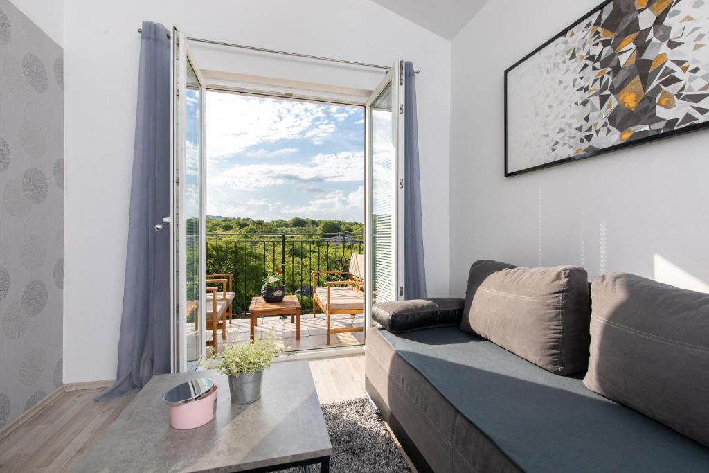 Balkón alebo terasa v ubytovaní Apartment Kosic n2 beautiful & cosy