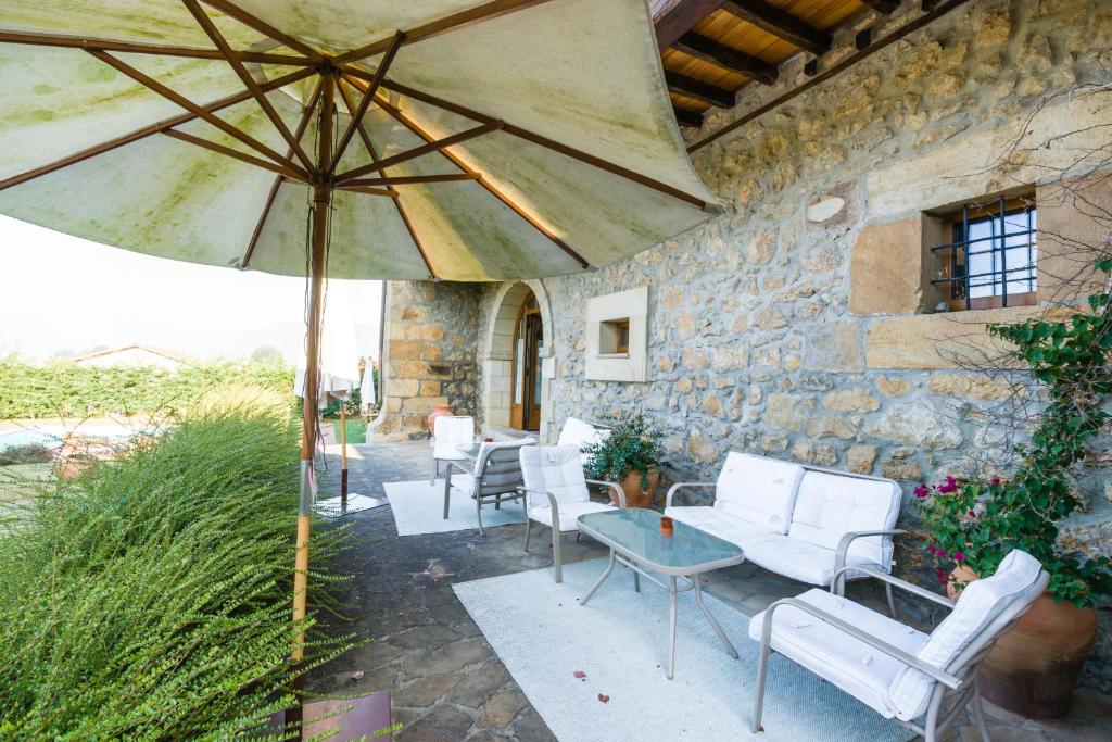 Posezení v ubytování Hotel Palacio Garcia Quijano