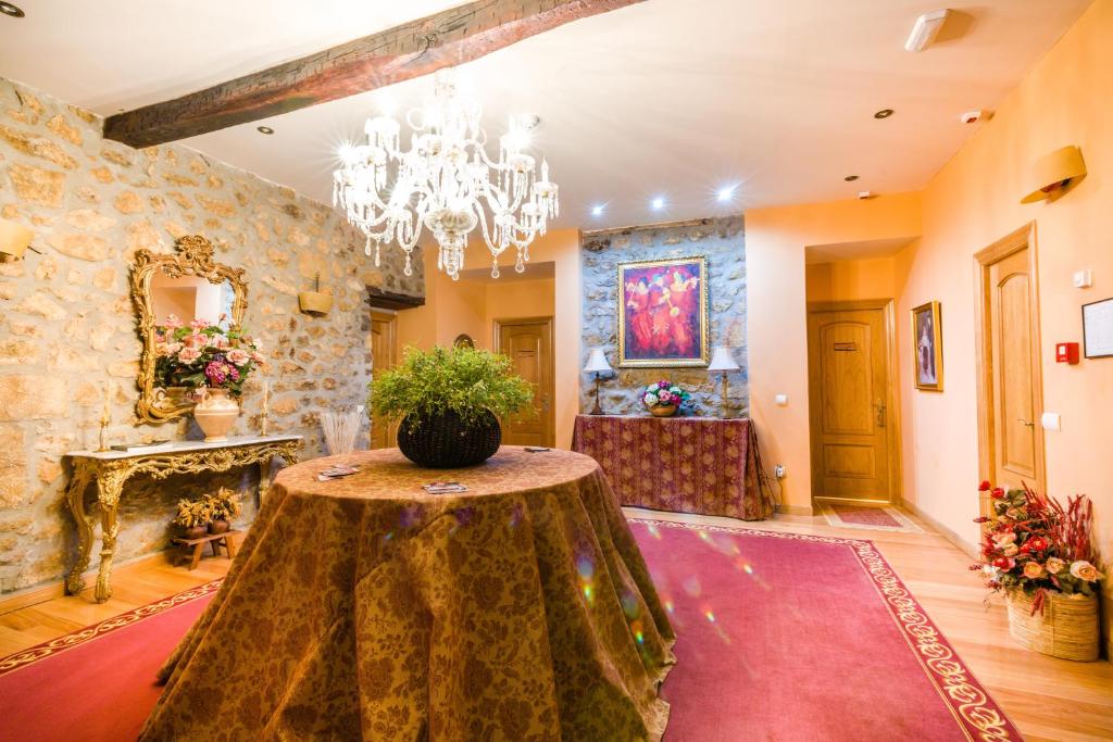 Posezení v ubytování Hotel Palacio Garcia Quijano