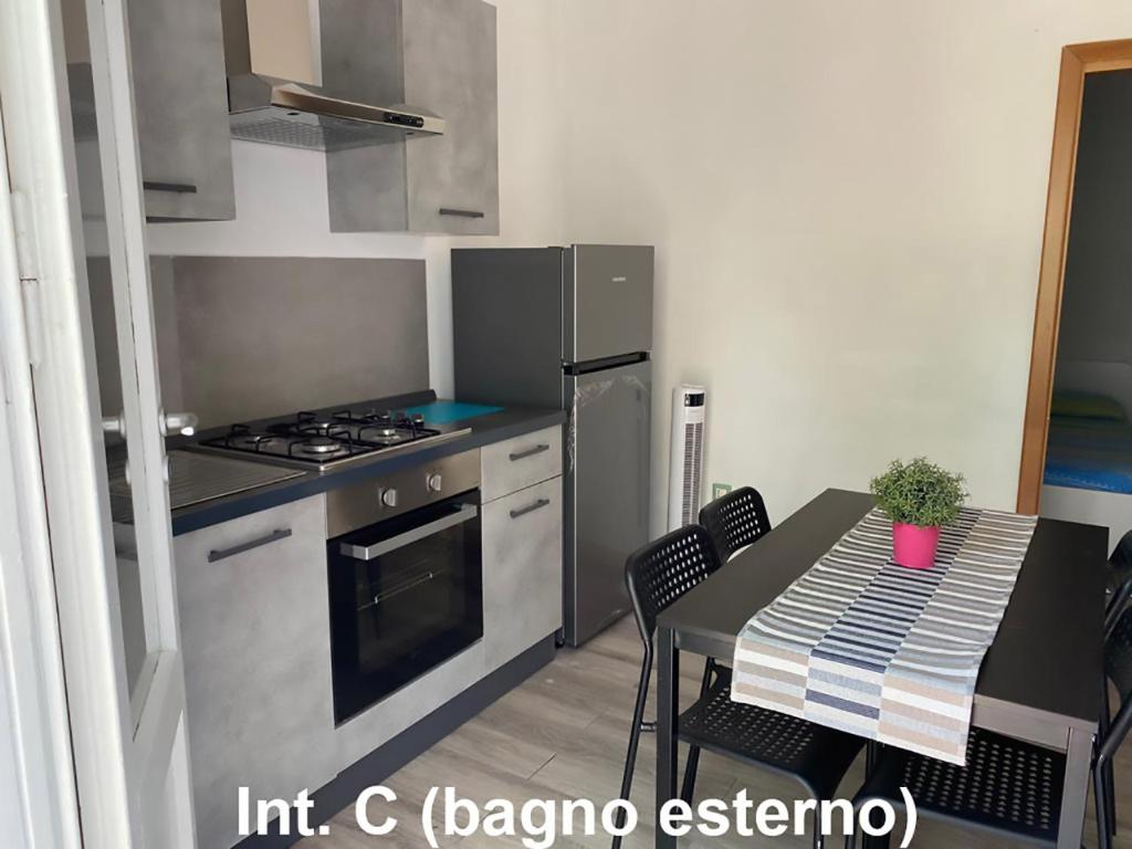 Kuchyň nebo kuchyňský kout v ubytování App Bilocale Gatteo Mare