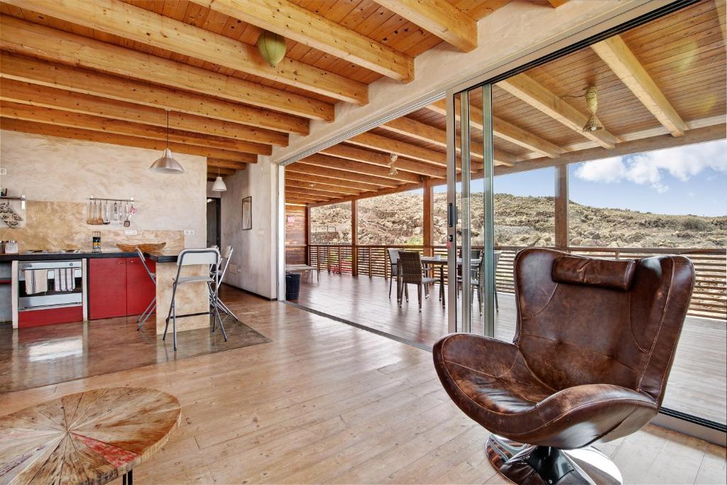Kuchyň nebo kuchyňský kout v ubytování Tayu Eco Villa