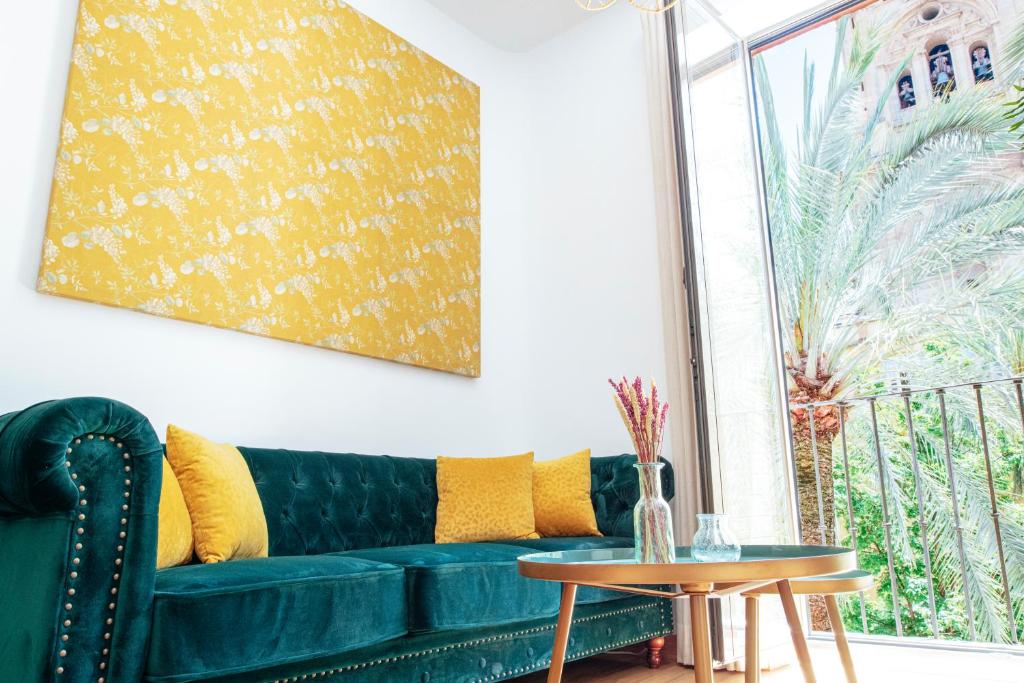 A seating area at Casa de la Romanilla