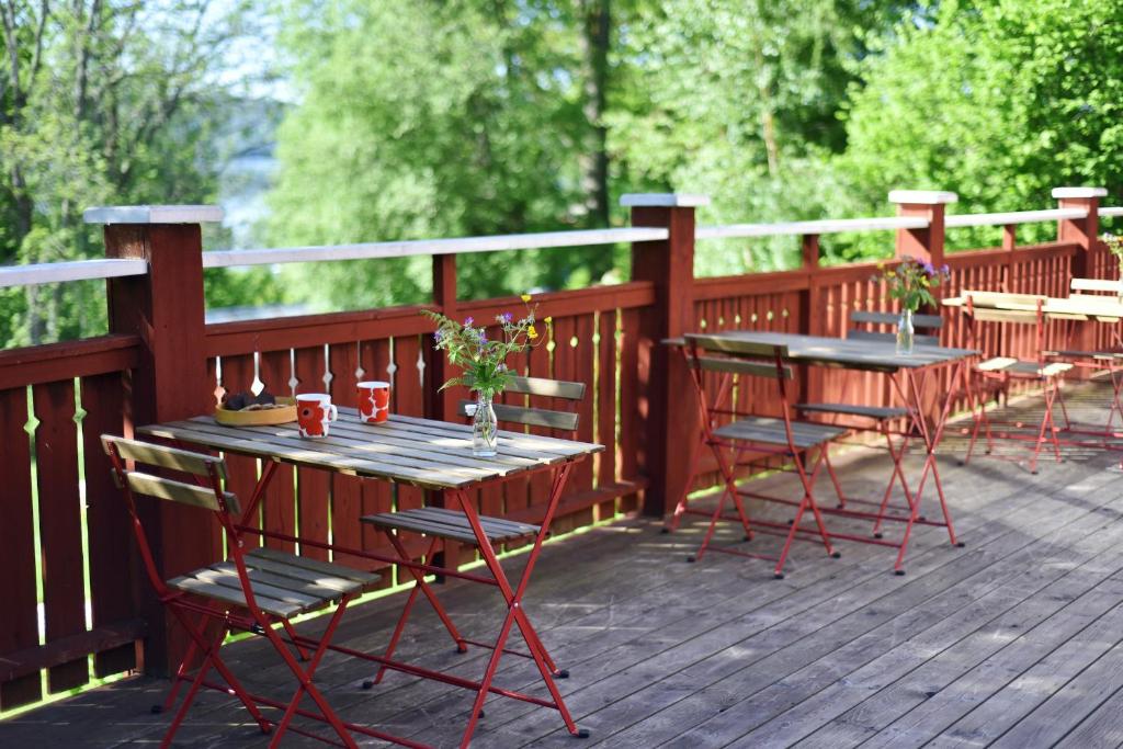 Balkón nebo terasa v ubytování Nordic Refuge B&B