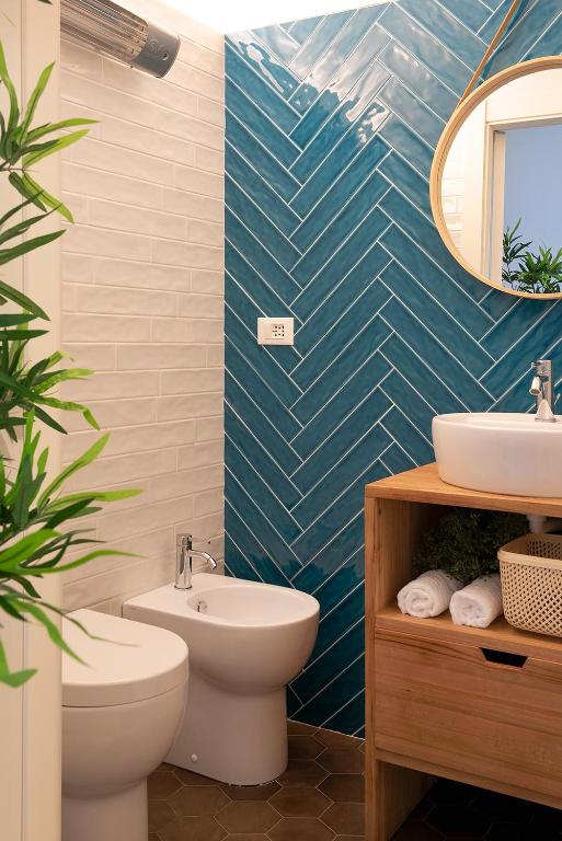 Kúpeľňa v ubytovaní Ensemble rooms di Vayadù