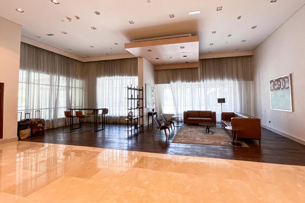 Posezení v ubytování HiGuests - Amazing Apartment overlooking Burj Khalifa!
