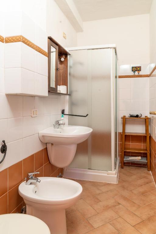 A bathroom at Agriturismo Al Girasole