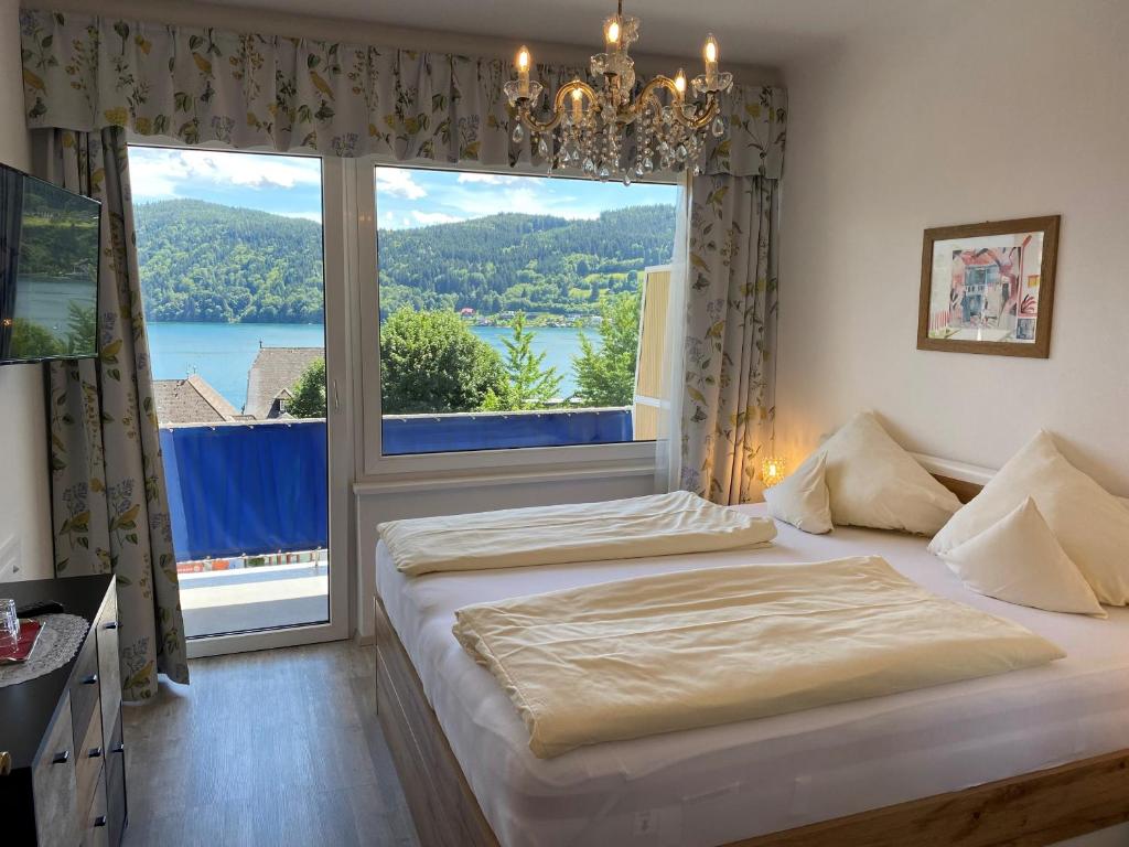 Voodi või voodid majutusasutuse Hotel Nikolasch toas