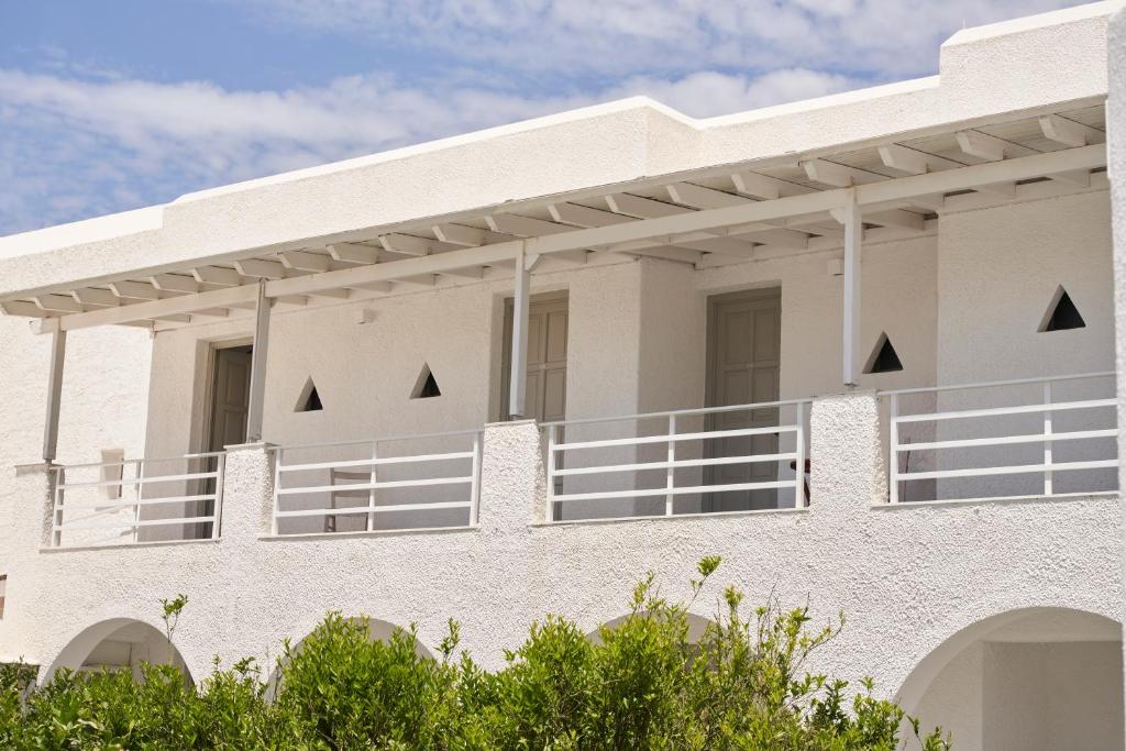 Balkón nebo terasa v ubytování Polos Hotel Paros