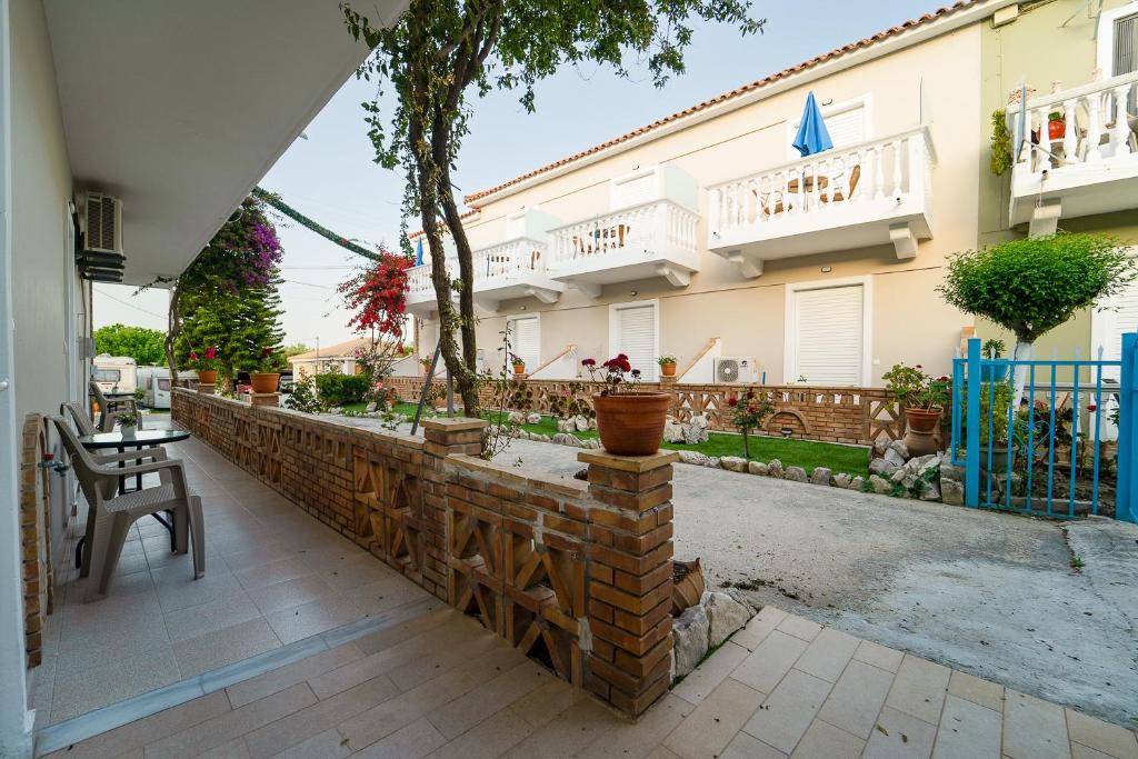 Un balcon sau o terasă la Asteri Studios