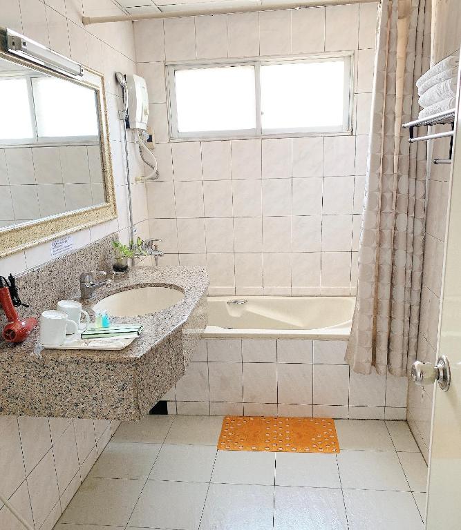 Koupelna v ubytování Chung Hsin Hotel 中信酒店