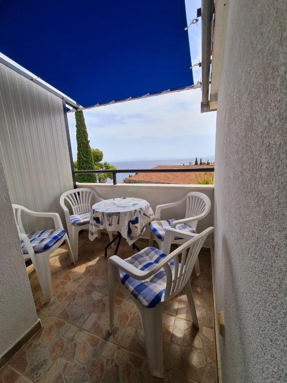 Balkón nebo terasa v ubytování Apartments Silvana