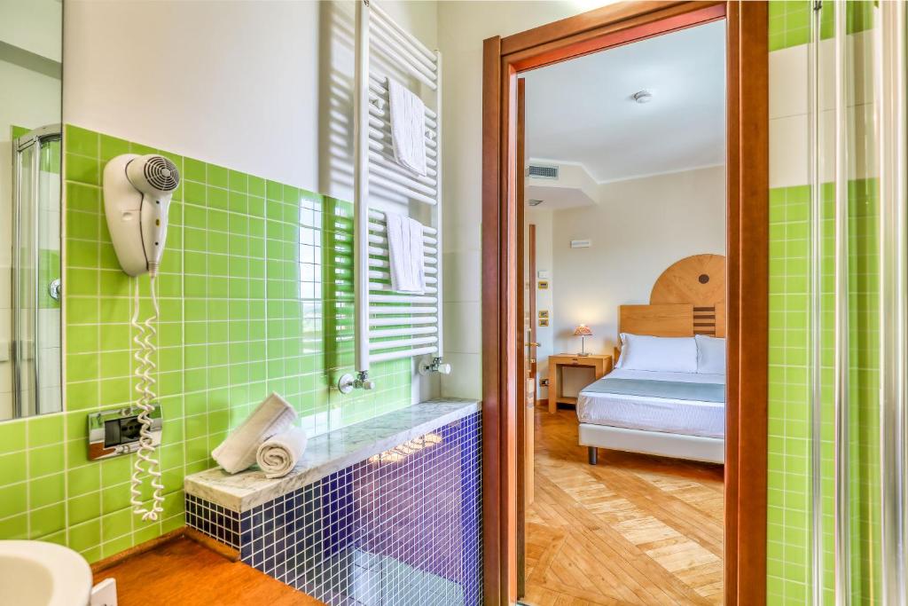 Koupelna v ubytování Hotel PentHouse