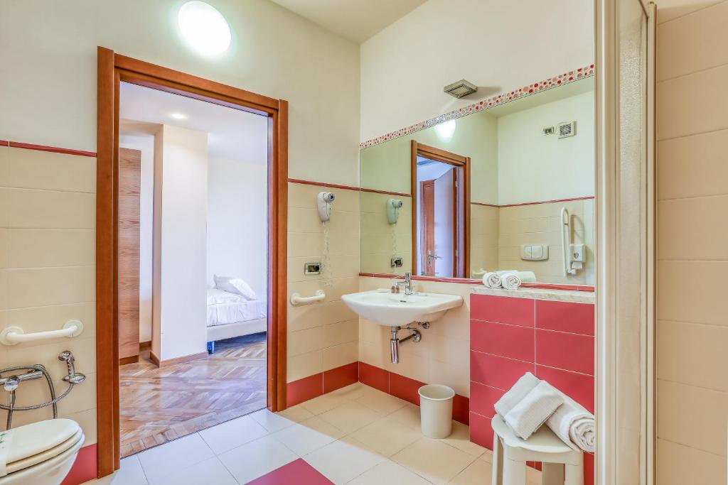 Koupelna v ubytování Hotel PentHouse