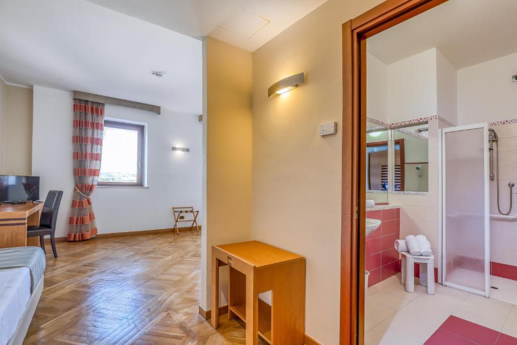 Koupelna v ubytování Hotel PentHouse
