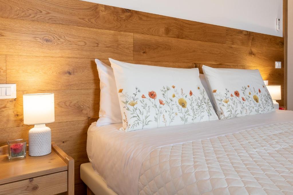 Posteľ alebo postele v izbe v ubytovaní Agriturismo Fondo Gioconda