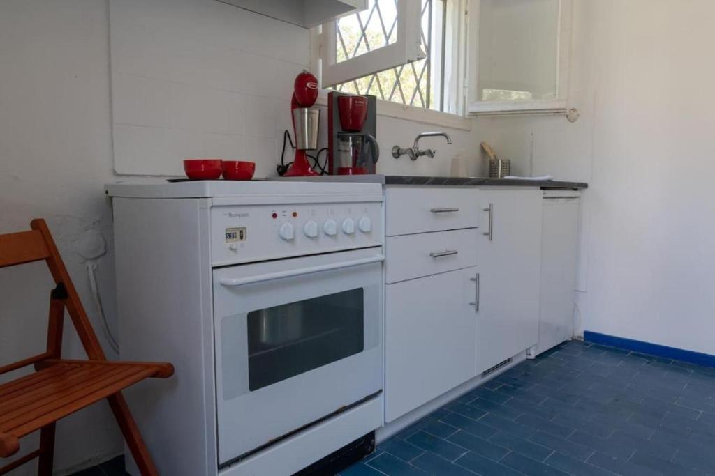 Kuchyň nebo kuchyňský kout v ubytování Olive terra holiday aparments