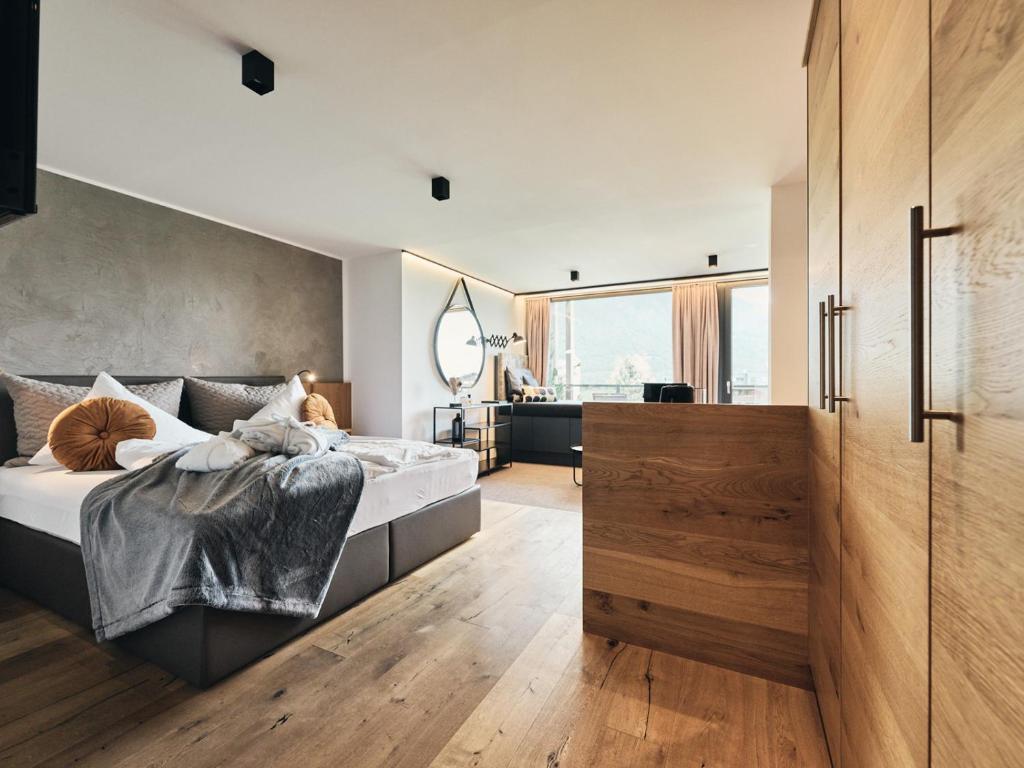 Postel nebo postele na pokoji v ubytování Hotel Auszeit