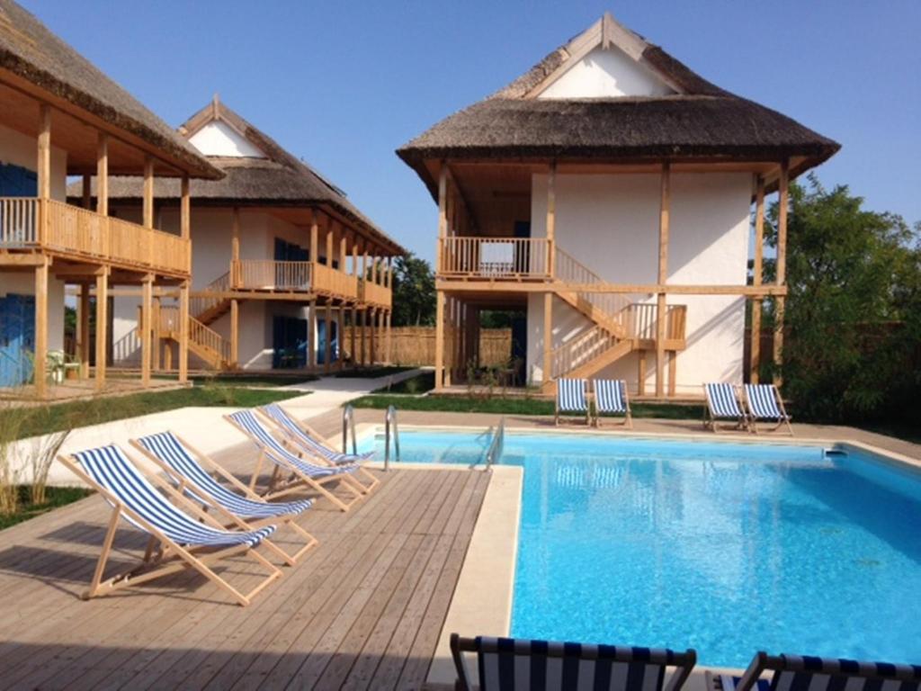 Bazén v ubytování Limanul Resort - Danube Delta nebo v jeho okolí