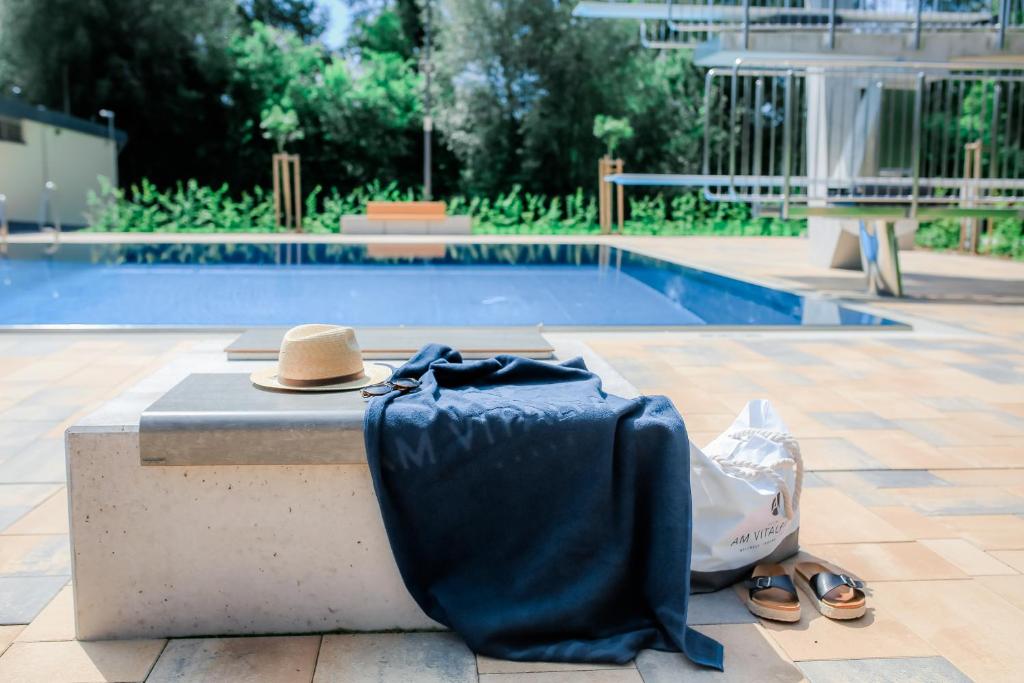 Πισίνα στο ή κοντά στο Hotel am Vitalpark