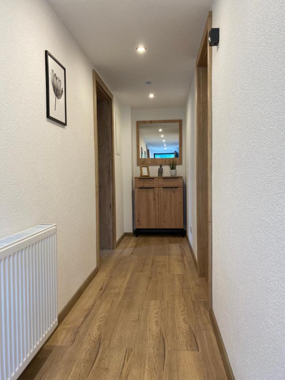 Kuchyň nebo kuchyňský kout v ubytování Haus Waldfrieden