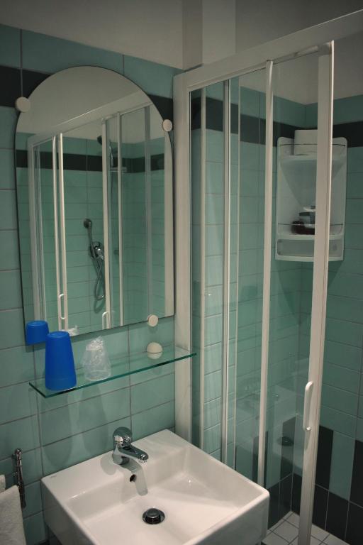 Koupelna v ubytování Hotel Gattuccio