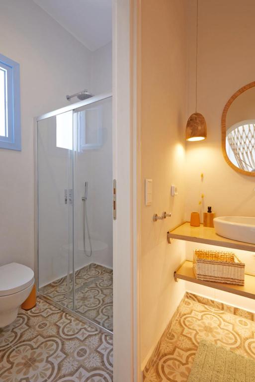 Kúpeľňa v ubytovaní Spiliada Boutique Studios