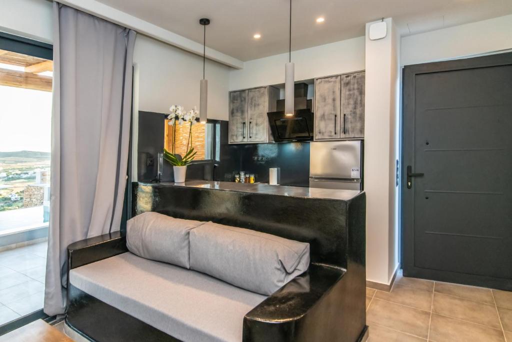Kuchyň nebo kuchyňský kout v ubytování Sunset junior suites