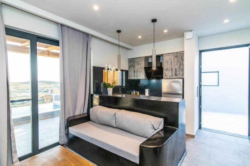 Kuchyň nebo kuchyňský kout v ubytování Sunset junior suites