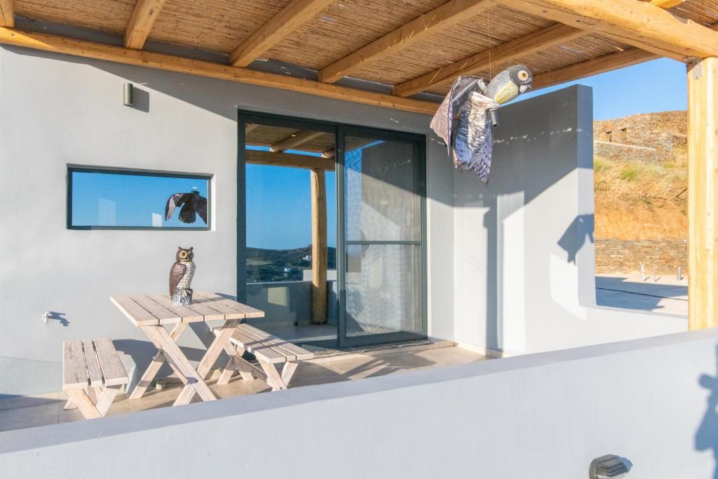 Balkón nebo terasa v ubytování Sunset junior suites