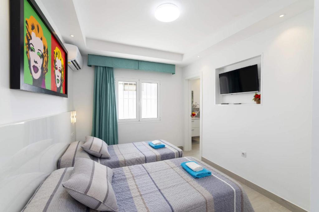 TV a/nebo společenská místnost v ubytování Villa Princesa Ico by Villa Plus